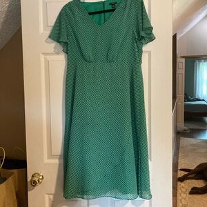 EUC green Ann Taylor Factory dress